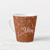 Coneflowers and Bees Herbalist Mom Mug カフェラテマグ (左アングル)