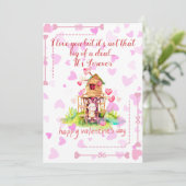 conejito enamorado Saludo san Valentin シーズンカード (スタンド正面)