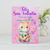 Conejito Guitarrista saludo san valentin シーズンカード (スタンド正面)
