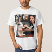 Conejo Cervecero: Diversión en la Barra Tシャツ (正面)