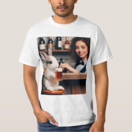 Conejo Cervecero: Diversión en la Barra Tシャツ