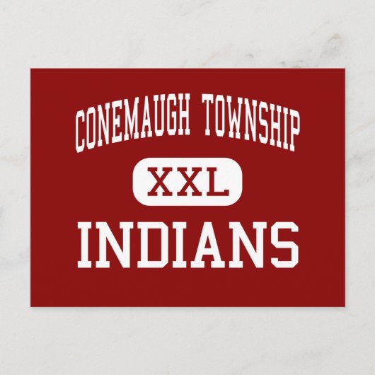 Conemaugh Township -インディアン – エリア – ダビズビル ポストカード (正面)