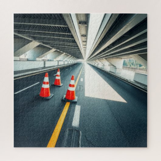 Cones in tunel ジグソーパズル (縦)