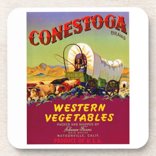 Conestoga Western Vegetables コースター (正面)