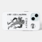 CONEY ロボット iPhone 15 カバー (裏面 (横))