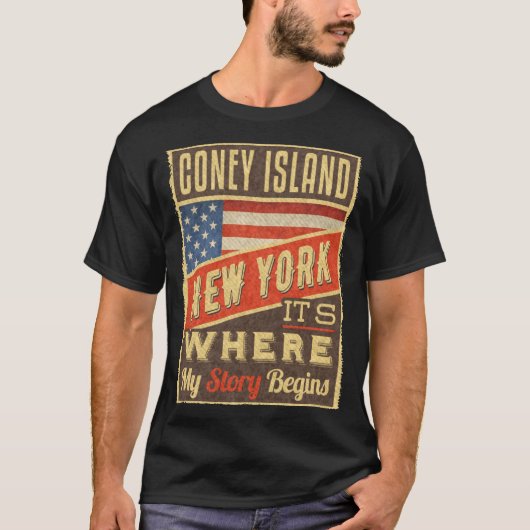 Coney Island New York _1  Tシャツ (正面)