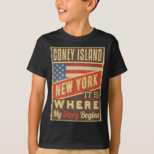 Coney Island New York _1  Tシャツ (正面)