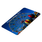 Coney Island New York City写真 マグネット (左側)