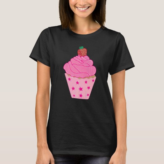 Confectioner Pastry Chef Baking Cupcake Cake Tシャツ (正面)
