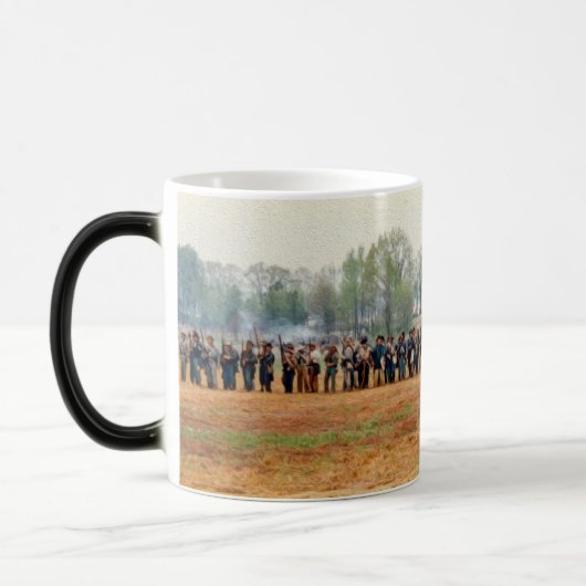 Confederate Line of Battle Coffee Mug モーフィングマグカップ (左)