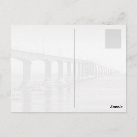 Confederation Bridge, Prince Edward Island ポストカード (裏面)