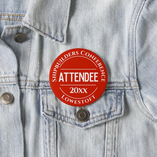 Conference Attendee Badge Button 缶バッジ (インサイチュ)