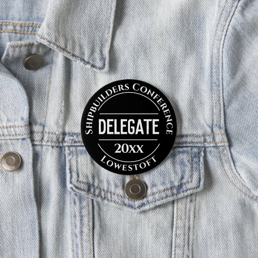 Conference Delegate Badge Button 缶バッジ (インサイチュ)