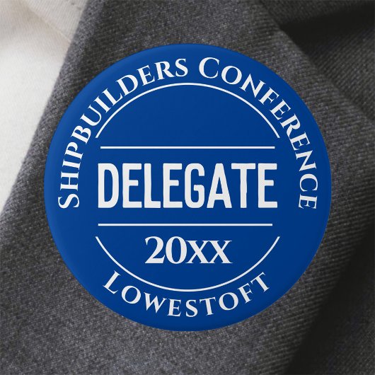 Conference Delegate Badge Button 缶バッジ