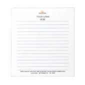 Conference Name Location Logo Lined   ノートパッド (正面)