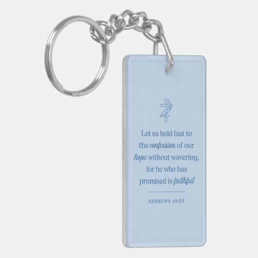 Confession of Hope Christian キーホルダー (正面左)