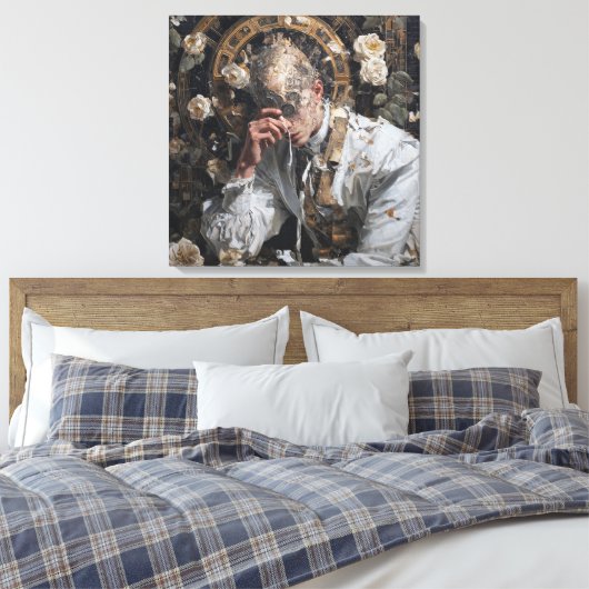 Confessions of a Monocle Maker — Gothic Surreal キャンバスプリント (インサイチュ (寝室))