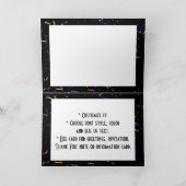 Confetti Celebration Happy New Years シーズンカード (内部)