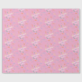 Confetti Custom Name Birthday Gift ラッピングペーパー (フラット)