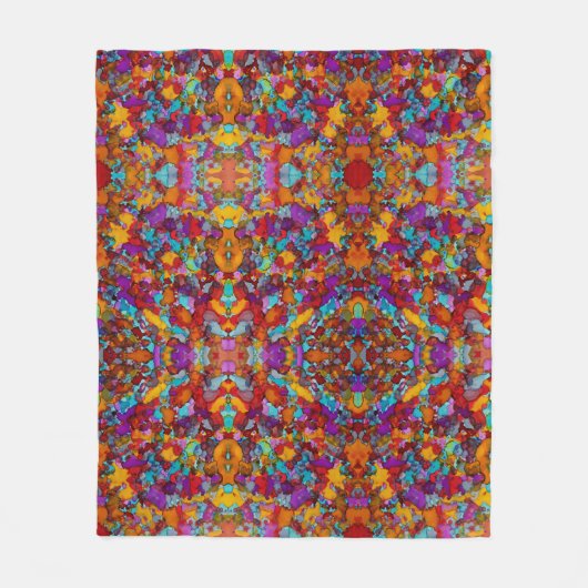 Confetti Dream フリースブランケット (正面)