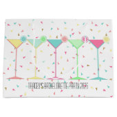 Confetti Martini Cocktail ラージペーパーバッグ (正面)