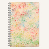 Confetti Pattern Notebook ノートブック (正面)