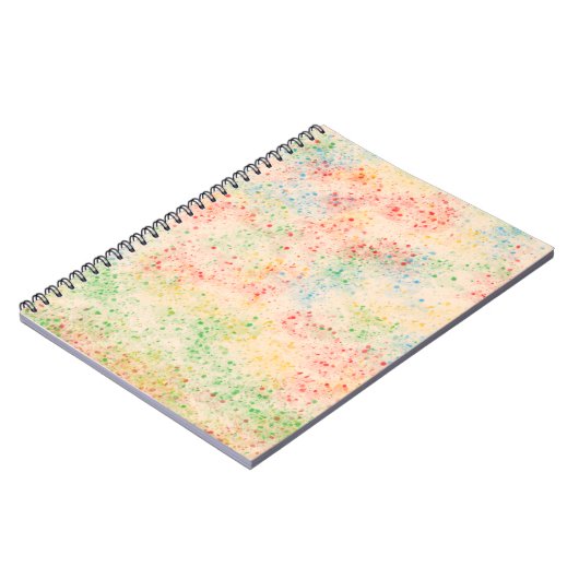 Confetti Pattern Notebook ノートブック (左側)