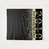 Confetti themed School Reunion Photobooth backdrop タペストリー (正面(横))