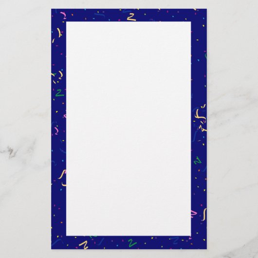  Confetti with Happy New Year 便箋 (裏面)