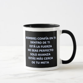 CONFIA EN TI REGALO PERSONALIZADO PARA (NOMBRE) マグカップ