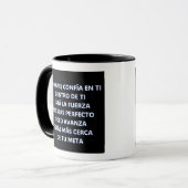 CONFIA EN TI REGALO PERSONALIZADO PARA (NOMBRE) マグカップ (正面左)