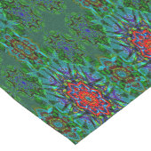 Confianzaテキスタイルのテクスチャのマンダラパターン ショートテーブルランナー (コーナー)