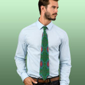 Confianzaテキスタイルのテクスチャのマンダラパターン ネクタイ