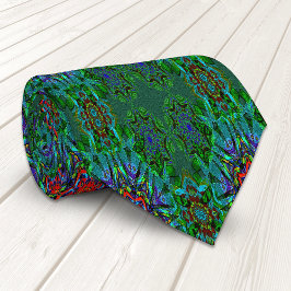 Confianzaテキスタイルのテクスチャのマンダラパターン ネクタイ