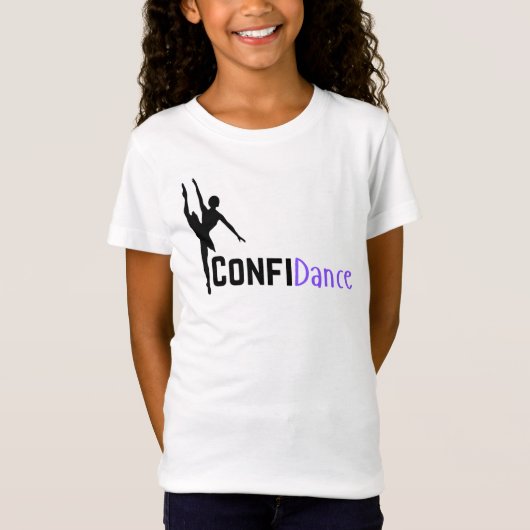 ConfiDanceを持ってる！ダンスTシャツ子供へ Tシャツ (正面)