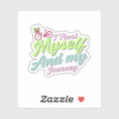 confidence and empowerment Sticker シール (シート)