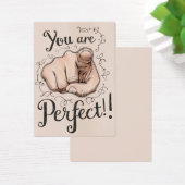 Confidence Boost You Are Perfect Profile Card (デスク)