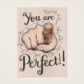 Confidence Boost You Are Perfect Profile Card (正面)