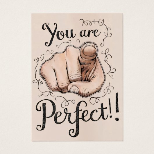 Confidence Boost You Are Perfect Profile Card (正面)