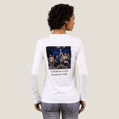 Confidence Is Cute Consent Is Cooler トライブレンドTシャツ (背面全体)