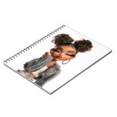 Confident Couture Cutie Spiral Photo Notebook ノートブック (左側)