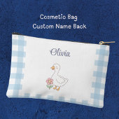 Confident Goose Gingham Print Cut Sew Bag アクセサリーポーチ