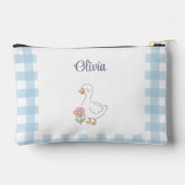 Confident Goose Gingham Print Cut Sew Bag アクセサリーポーチ (裏面)