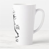 Confident Solo Traveler Statement  カフェラテマグ (右)