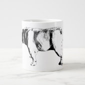 Confident Stride, Morning Calm ジャンボコーヒーマグカップ (正面)