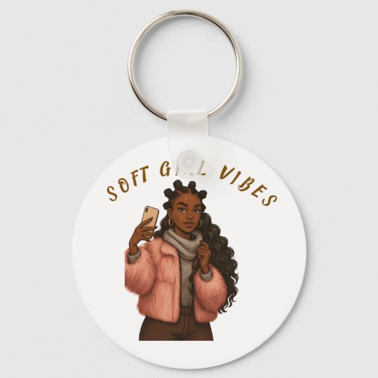 CONFIDENT STYLISH BATCH キーホルダー (正面)