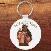 CONFIDENT STYLISH BATCH キーホルダー (正面)