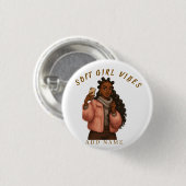 CONFIDENT STYLISH BATCH 缶バッジ (正面&裏面)