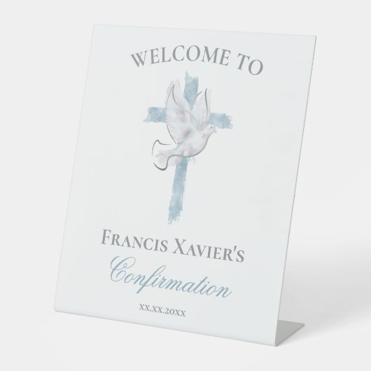 Confirmation 台座サイン (正面)