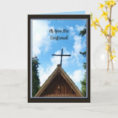 Confirmation Blessings Greeting カード (黄色い花)